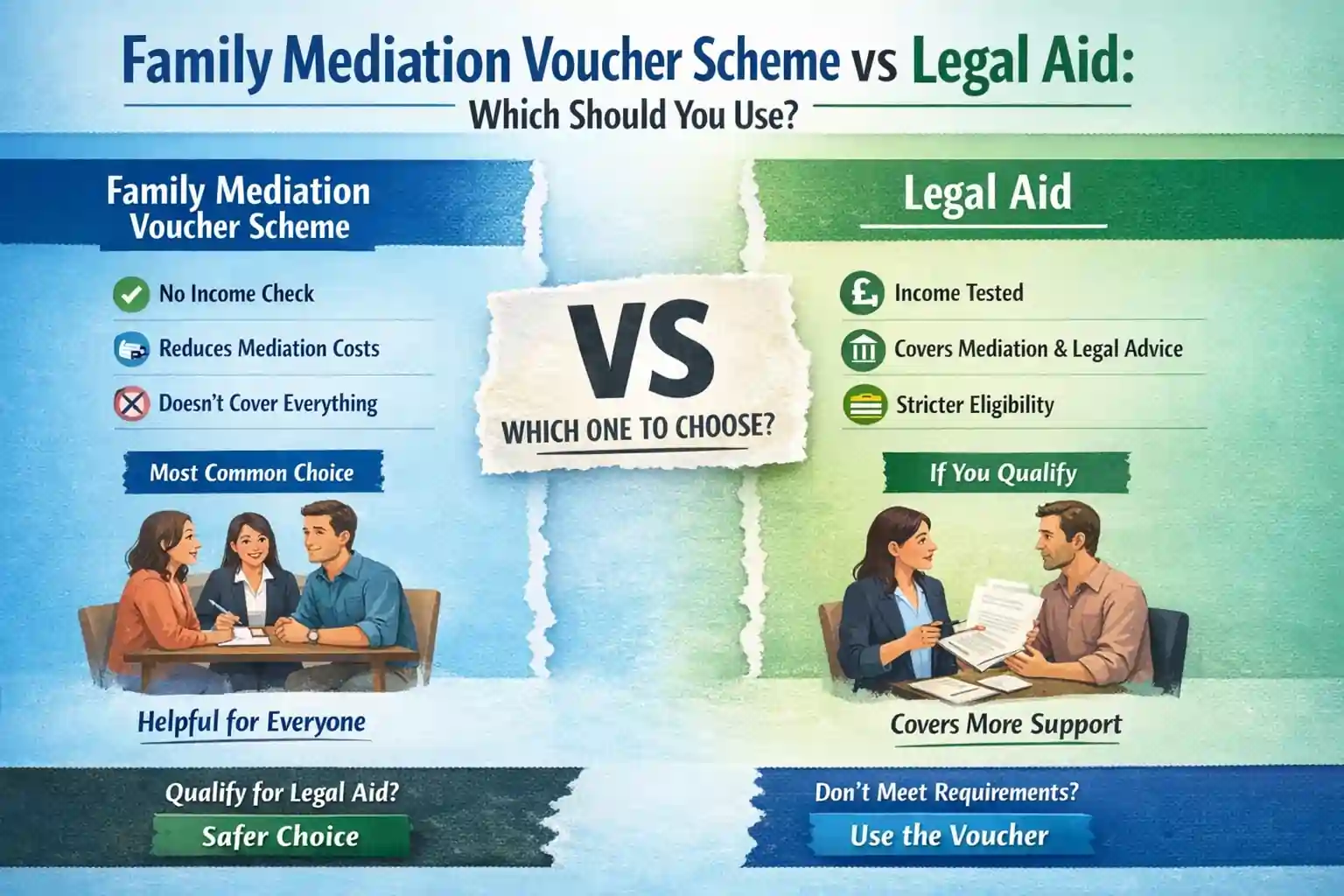 Family Mediation Voucher Scheme vs Legal Aid: Which Should You Use Paignton?