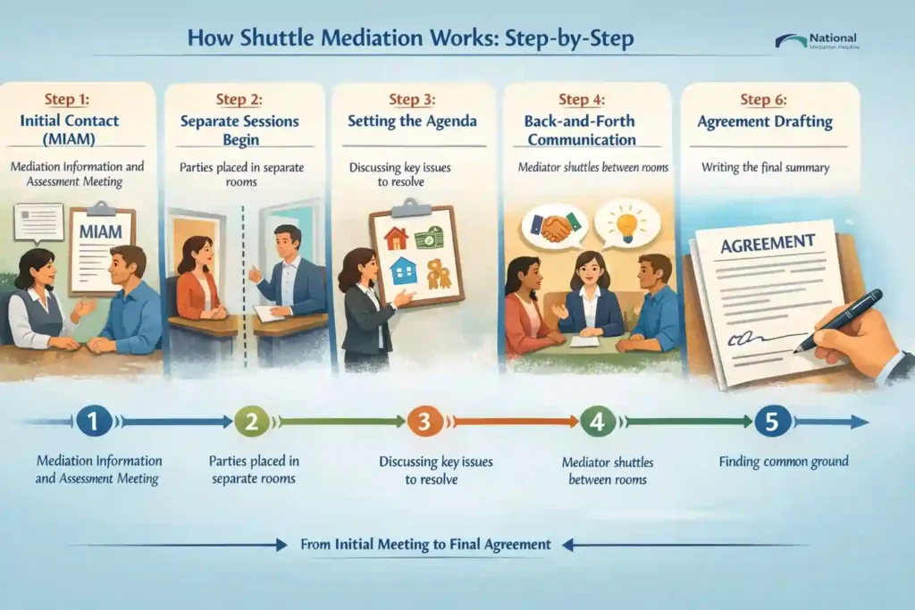 How Shuttle Mediation Works: Step-by-Step Paignton