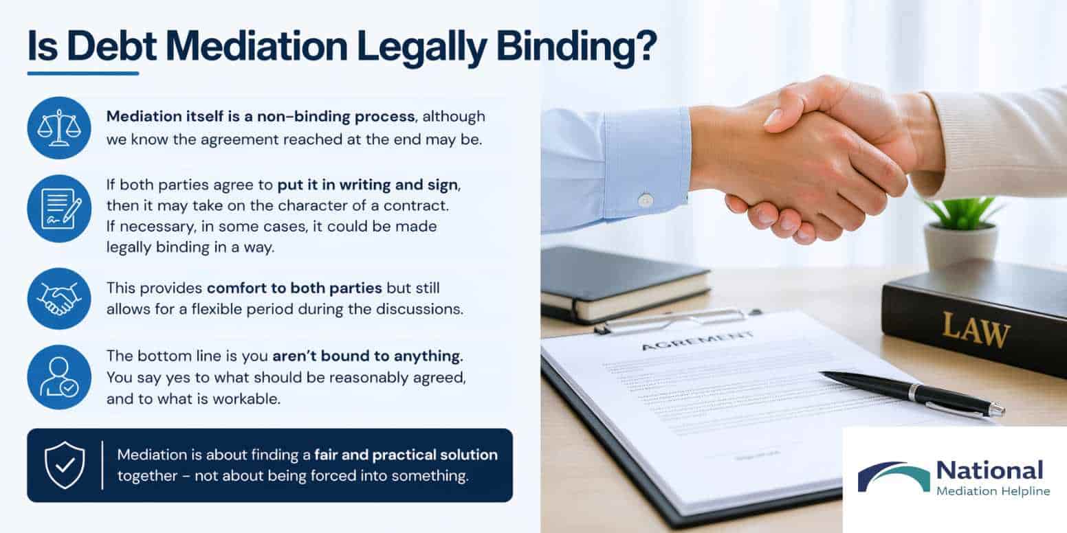 Is Debt Mediation Legally Binding Paignton