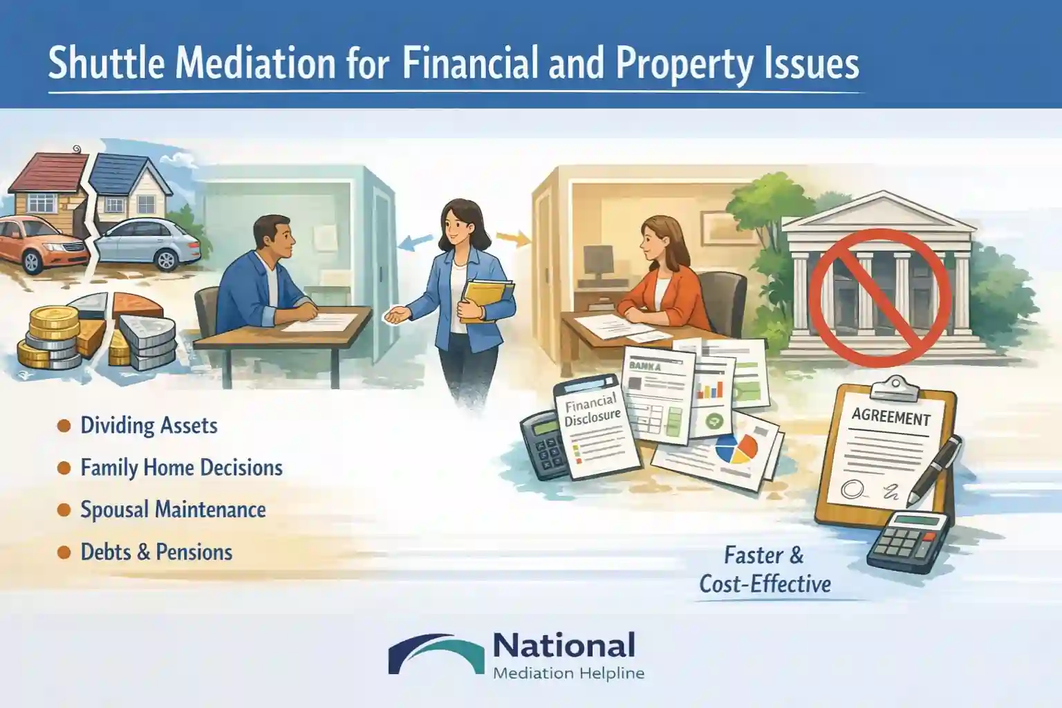Shuttle Mediation for Financial and Property Issues Paignton
