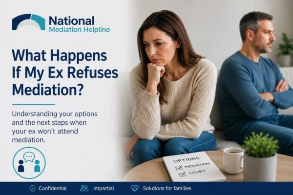 what if my ex refuses mediation Paignton?